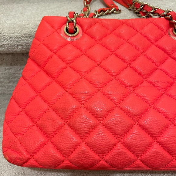 100% authentic Kate Spade Maryanne bright orange quilted - Picture 4 of 7